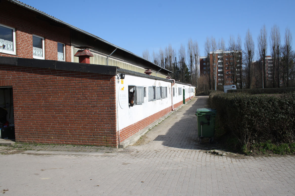 Außenansicht unserer kleinen Stallgasse